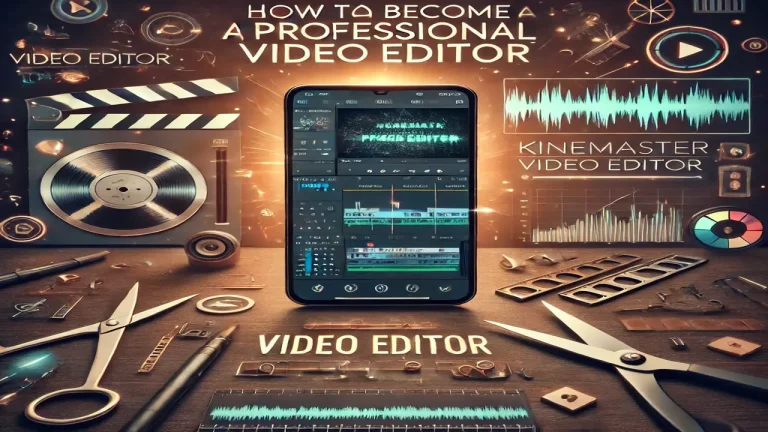 How to Become a Professional Video Editor Using KineMaster Video Editor